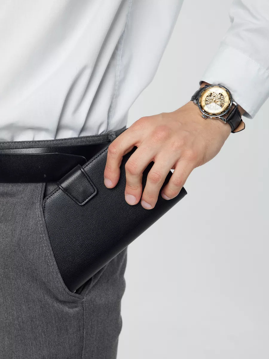 Men’s Luxury Gift Set – Automatic Watch & Premium Wallet Combo