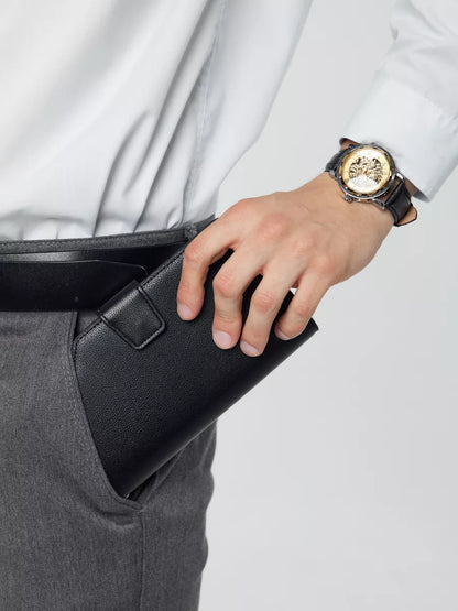 Men’s Luxury Gift Set – Automatic Watch & Premium Wallet Combo