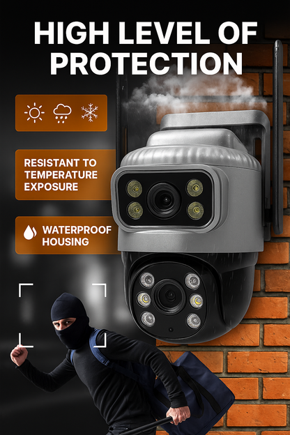 Outdoor Security Camera with Night Vision – Wireless, Cloud/SD Storage & Mobile Alerts
