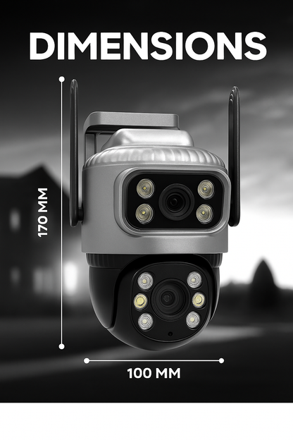 Outdoor Security Camera with Night Vision – Wireless, Cloud/SD Storage & Mobile Alerts