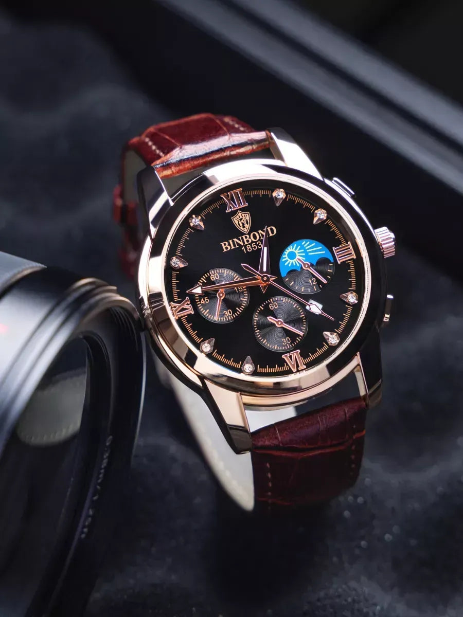 Elegant Quartz Watch & Bracelet Gift Set