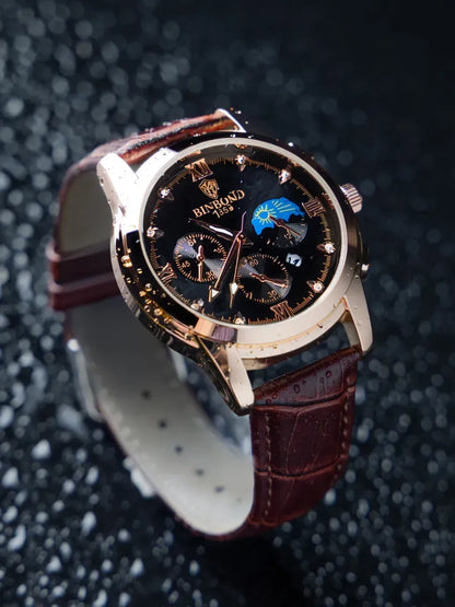 Elegant Quartz Watch & Bracelet Gift Set