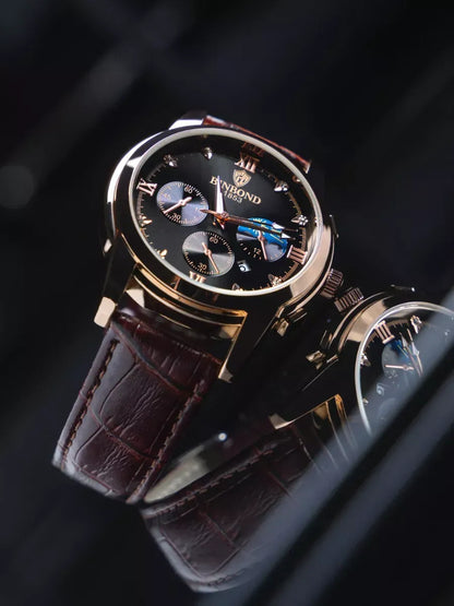 Elegant Quartz Watch & Bracelet Gift Set